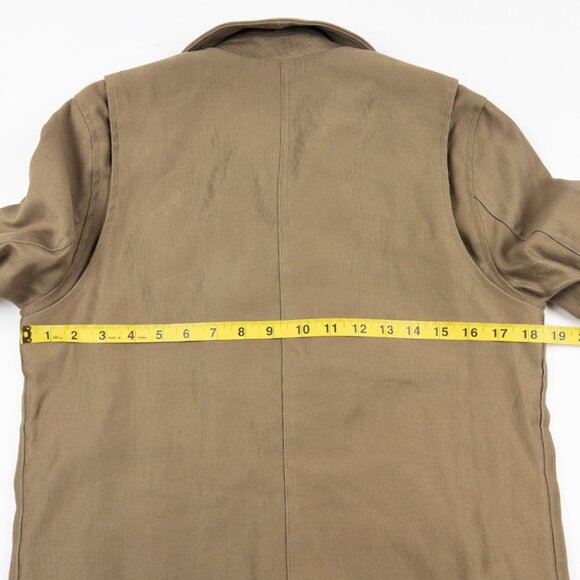 Wings + Horns Moto Jacket Men's Small Corduroy Brown Riders Asymmetrical Zip - Picture 12 of 14